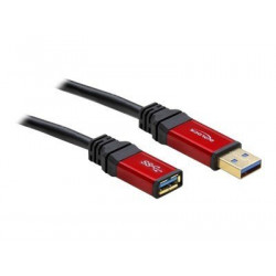 Delock Premium - Prodlužovací šňůra USB - USB typ A (M) do USB typ A (F) - USB 3.0 - 2 m - černá