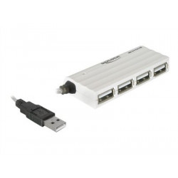 Delock HUB USB 2.0 - Rozbočovač - 4 x USB 2.0 - desktop