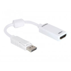 Delock - Video adaptér - DisplayPort s piny (male) do HDMI se zdířkami (female) - 12.5 cm