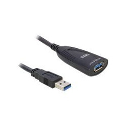 Delock USB Cable - Prodlužovací šňůra USB - USB typ A (M) do USB typ A (F) - USB 3.0 - 5 m - aktivní