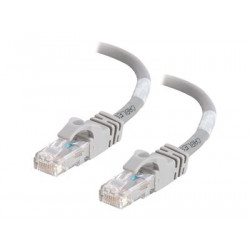 Delock - Patch kabel - RJ-45 (M) do RJ-45 (M) - 50 cm - SFTP - CAT 5e - konektor 90°, lisovaný - šedá