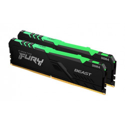 KINGSTON 16GB 3200MHz DDR4 CL16 DIMM (Kit of 2) FURY Beast RGB