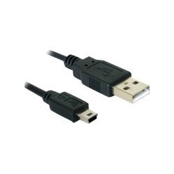 Delock - Kabel USB - USB (M) do mini-USB typ B (M) - 1 m