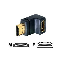 Delock - HDMI adaptér - HDMI s piny (male) do HDMI se zdířkami (female)