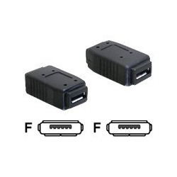 Delock - USB redukce (samčí-samičí) - Micro-USB Type AB (F) do Micro-USB Type AB (F)