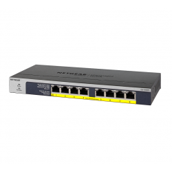 NETGEAR 8-port 10 100 1000Mbps Gigabit Ethernet, Flexible PoE, GS108PP