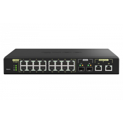 QNAP řízený switch QSW-M2116P-2T2S (16x 2,5GbE PoE+ RJ45 2x 10GbE RJ45 PoE++ 2x 10GbE SFP+)