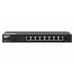 QNAP switch QSW-1108-8T (8x 2,5GbE port, pasivní chlazení, podpora 100M 1G 2,5G)