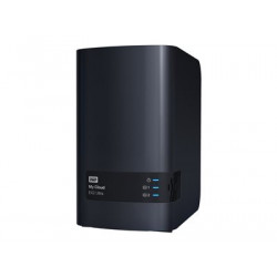 WD My Cloud EX2 Ultra WDBVBZ0040JCH - Osobní cloudové úložné zařízení - 2 zásuvky - 4 TB - HDD 2 TB x 2 - RAID 0, 1, JBOD - RAM 1 GB - Gigabit Ethernet - iSCSI podpora