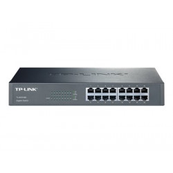 TP-Link TL-SG1016D 16-Port Gigabit Switch - Přepínač - neřízený - 16 x 10 100 1000 - desktop