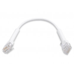 Ubiquiti UniFi Ethernet Patch Kabel - délka 0,22m, Cat6, bílý