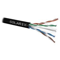 Solarix Kabel CAT6 UTP PE Fca venkovní 500m cívka SXKD-6-UTP-PE