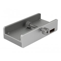 Delock External USB 3.0 4 Port Hub with Locking Screw - Rozbočovač - 4 x SuperSpeed USB 3.0 - desktop