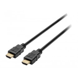 Kensington High Speed HDMI Cable with Ethernet, 6ft - Vysoká rychlost - kabel HDMI s ethernetem - HDMI s piny (male) do HDMI s piny (male) - 1.83 m - černá - podporuje 4K