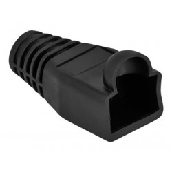 Delock Strain relief for RJ45 plug - Spojka síťového kabelu - černá (balení 20)