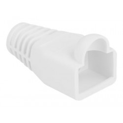 Delock Strain relief for RJ45 plug - Spojka síťového kabelu - bílá (balení 20)