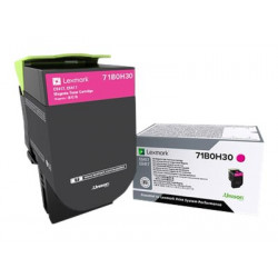 Lexmark X417 - Vysoká výtěžnost - purpurová - originální - kazeta s barvivem LCCP - pro Lexmark CS417dn, CS517de, CX417de, CX517de