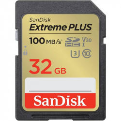 SanDisk Extreme PLUS SDHC 32GB UHS-I U3 Class 10 Černá