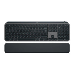 Logitech klávesnice MX Keys S bezdrátová Bluetooth USB-C US layout opěrka dlaně grafitová