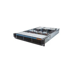 Gigabyte R28N-F2O Standard Rackmount Server, E5-2600 V3 V4, 24 x RDIMM LRDIMM ECC, 4 x 2.5"NVMe bays, 20 x 2.5" SAS SATA