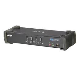 ATEN 4-port DVI KVMP USB, 2port USB HUB, audio, 1.2m kabely 