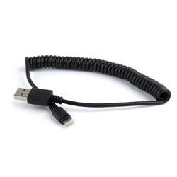 Gembird kábel nabíjací Lightning 8-pin (M) na USB 2.0 (M), PVC krútený, 1.5 m, čierny