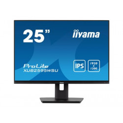 Iiyama ProLite XUB2595WSU-B5 LCD IPS/PLS 25" 1920 x 1200 4ms 300nitů 1000:1 75Hz  Repro Pivot   Černá 