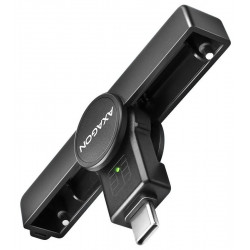 AXAGON kapesní čtečka kontaktních smart karet USB-C (eObčanka) Smart Card CRE-SMPC USB 2.0