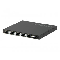 NETGEAR AV Line M4250-40G8F-PoE+ - Přepínač - L3 - řízený - 40 x 10 100 1000 (PoE+) + 8 x 1000Base-X SFP - proudění vzduchu ze strany na stranu - Lze montovat do rozvaděče - PoE+ (480 W)