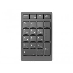 Lenovo Go Wireless Numeric Keypad - Klávesnice - bezdrátový - 2.4 GHz - klávesový spínač: Scissor-Key - bouřkově šedá - maloobchod - pro K14 Gen 1; ThinkCentre M70s Gen 3; ThinkPad E14 Gen 3; E14 Gen 4; P15v Gen 3