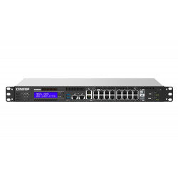 QNAP řízený hybridní switch QGD-1602-C3558-8G (8x GbE + 8x 2,5 GbE + 2x 10GbE SFP+, 8GB RAM)