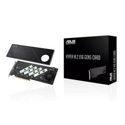 ASUS HYPER M.2 x16 Gen5 Card (PCIe 5.0 4.0) - rozšiřující karta pro 4x M.2 SSD