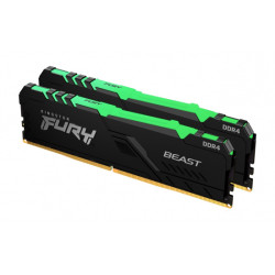 Kingston FURY Beast DDR4 32GB 3600MHz CL18 2x16GB RGB Black