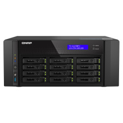 QNAP TS-h1290FX-7302P-256G (AMD EPYC, 256GB ECC RAM, 12x 2,5" U.2, 2x M.2 NVMe, 2x 2,5GbE, 2x 25GbE)