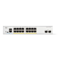 Cat1300 16-port GE Full PoE 2x1G SFP