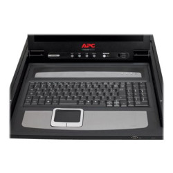 APC LCD Console - KVM konzole - 17" - připevnitelný na regál - 1280 x 1024 @ 75 Hz - černá - 1U - pro P N: AR3103, AR3103SP, AR3106SP, SRT1000RMXLI, SRT1000RMXLI-NC, SRT5KRMXLW-TW