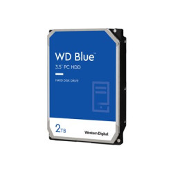 WD Blue WD20EARZ - Pevný disk - 2 TB - interní - 3.5" - SATA 6Gb s - 5400 ot min. - vyrovnávací paměť: 64 MB