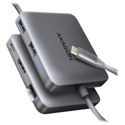 AXAGON multi hub USB-C HMC-5HL USB 3.2 Gen1 1x PD 1x HDMI 1x USB-C 2x USB-A RJ-45 20cm