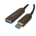 PremiumCord USB3.0 + 2.0 prodlužovací optický AOC kabel A Male - A Female 30m