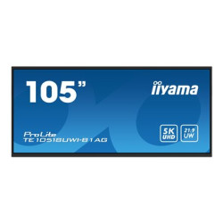 iiyama ProLite TE10518UWI-B1AG - 105" Třída úhlopříčky (104.6" zobrazitelný) displej LCD s LED podsvícením - interaktivní digital signage - s dotyková obrazovka - Android - 5K UHD (2160p) 5120 x 2160 - černá, matná