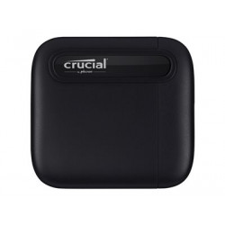 Crucial X6 - SSD - 1 TB - externí (přenosný) - USB 3.1 Gen 2 (USB-C konektor) - černá