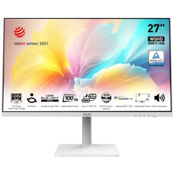 MSI Modern MD272QXPW LCD IPS/PLS 27" 2560 x 1440 1ms 400nitů 1000:1 100Hz  Repro Pivot USB-C  Bílá 