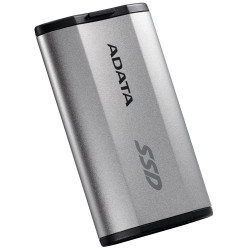 ADATA SD810 1TB SSD Externí USB 3.2 Type-C 2000MB s Read Write stříbrně-šedý