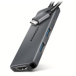 AXAGON multi USB-C 5v1 8k hub HMC-5H8K USB 3.2 Gen1 1x PD 100W 1x HDMI 1x USB-C 2x USB-A 15cm