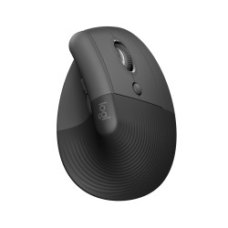 LOGITECH Lift For Business Ergonomická Optická Pro praváky 4 000 DPI USB+BT Grafitová