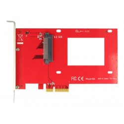 Delock PCI Express Card  1 x internal U.2 NVMe - Řadič úložiště - 2.5" - Ultra M.2 Card - PCIe 3.0 x4