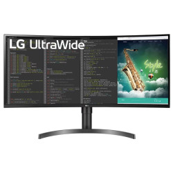 LG 35WN75CP-B LCD VA/PVA/MVA 35" 3440 x 1440 5ms 300nitů 2500:1 60Hz  Repro  USB-C  Černá 