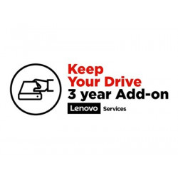 Lenovo Keep Your Drive Add On - Prodloužená dohoda o službách - 3 let - pro ThinkBook 13; 14; 15; ThinkPad E15; E48X; E49X; E58X; E59X; ThinkPad Yoga 11e (5th Gen)