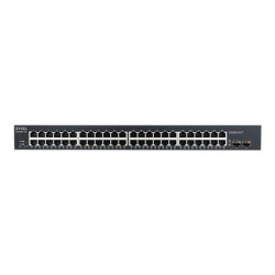 Zyxel GS1900-48 - Přepínač - inteligentní - 48 x 10 100 1000 + 2 x gigabitů SFP - desktop, Lze montovat do rozvaděče, pro připevnění na zeď