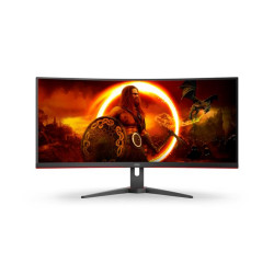 AOC CU34G2XE-BK LCD VA/PVA/MVA 34" 3440 x 1440 1ms 300nitů 4000:1 144Hz      Černo - červená 